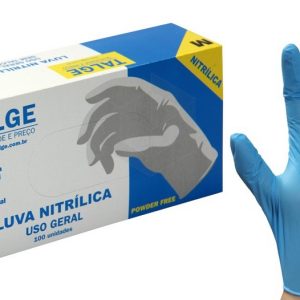Luva Nitrílica Talge com 100 und