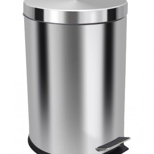 Lixeira com pedal 20 litros em aço inox