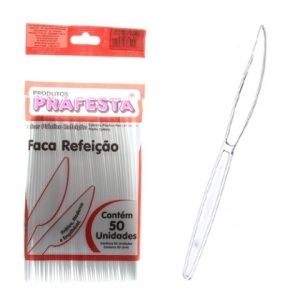 Faca Descartável com 50 unidades