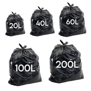 saco de lixo preto