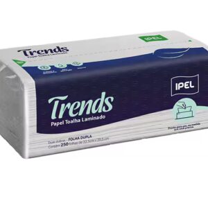Papel Interfolha Ipel Folha Dupla 100% 22.5 X 20.5/2000und