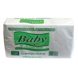 Papel Toalha Interfolha Baby 22.5 X 21 100%celulose/1000und
