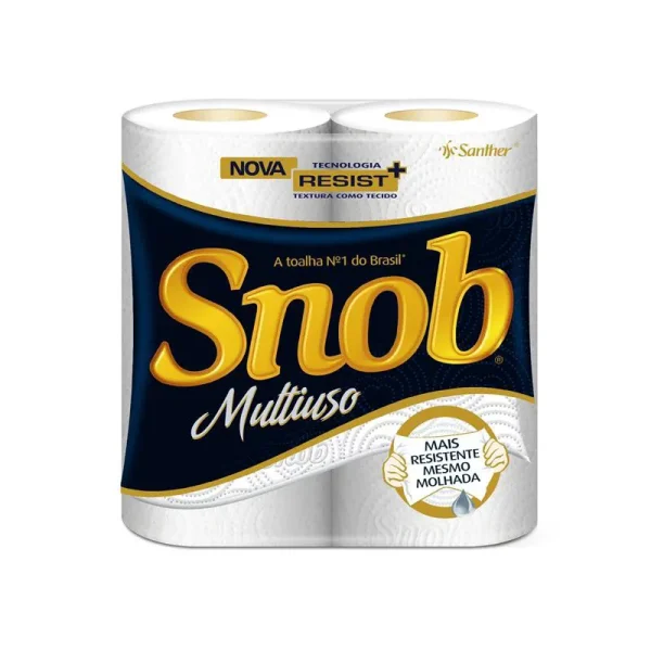 Papel Toalha Snob Folha Dupla  2und