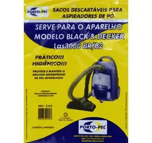 Saco Aspirador Black Decker 3und