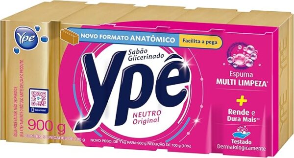 Sabão Pedra Ypê Neutro 180x5und
